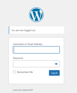 reset wordpress password