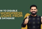 How to Disable a Wordpress Plugin From the Database